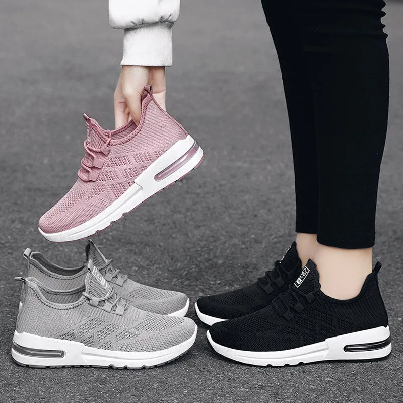 Women's Air Cushion Flyknit Sock Sneakers