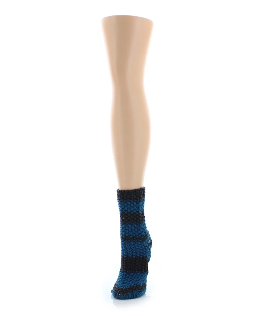 Women's Mega Stripe Chunky Knit Boot Sock