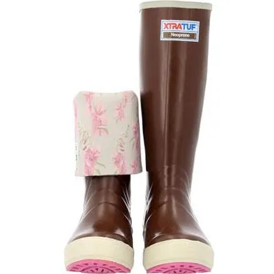 Xtratuf Women's 15" Waterproof Slip Resist Legacy Work Boot -Pink- XWL4FW